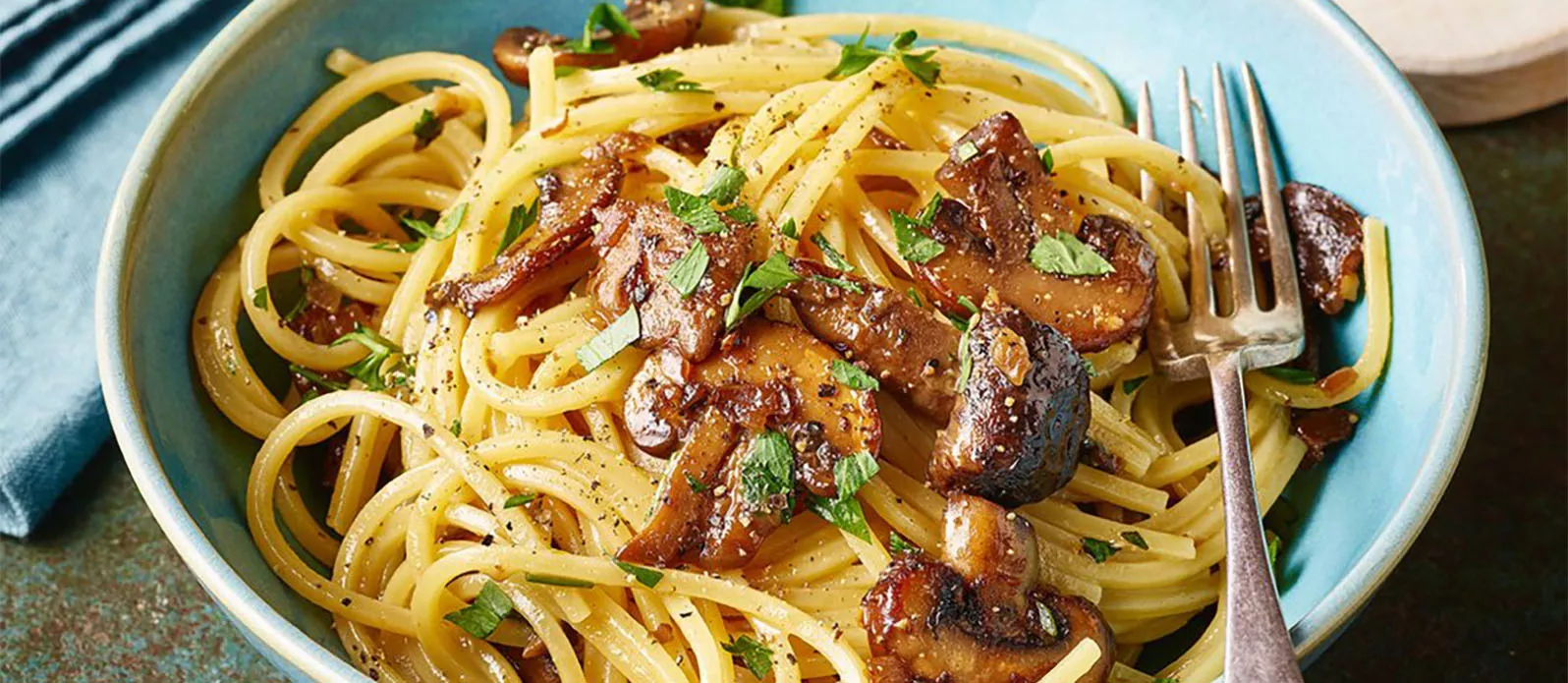 Grzybowa carbonara