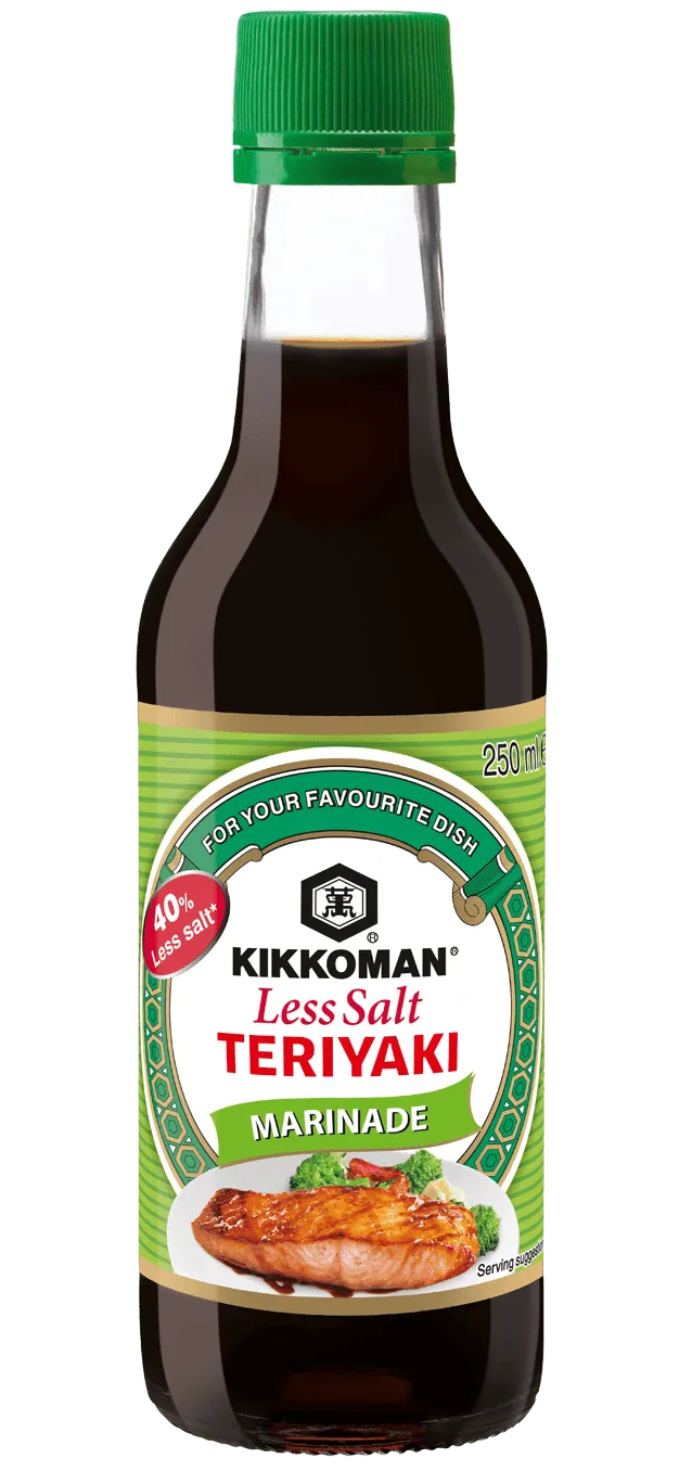 Marynata Teriyaki Kikkoman z obniżoną zawartością soli 250 ml ml butelka