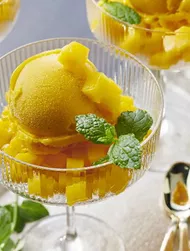 Najprostszy sorbet mango z dwóch składników