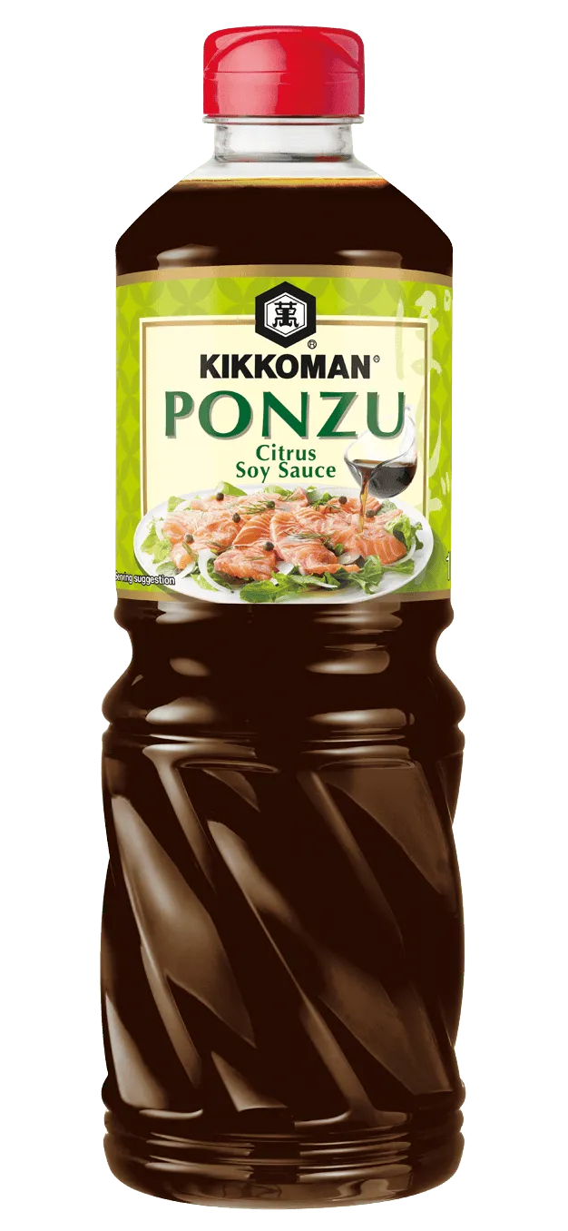 Ponzu - Mieszanka sosu Sojowego, octu o smaku Cytrynowym Kikkoman 1 L PET