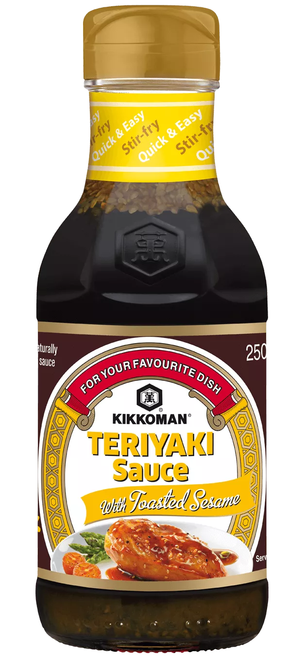 Sos Teriyaki z tostowanym ziarnem sezamowym Kikkoman 250 ml ml butelka
