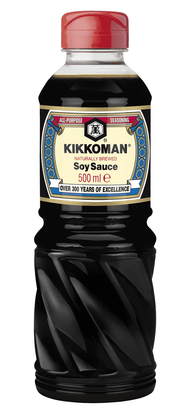 Naturalnie warzony sos sojowy Kikkoman 500 ml PET Naturalnie warzony sos sojowy Kikkoman 500 ml PET