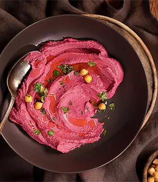 Prosty hummus z buraka