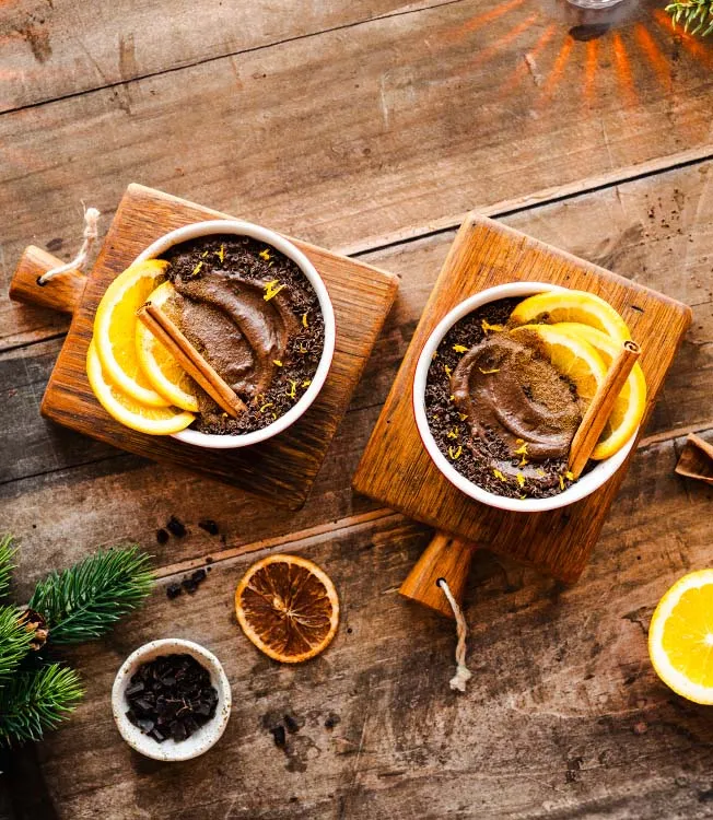 Mus czekoladowy z espresso i pomarańczą