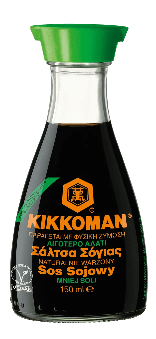 Naturalnie warzony sos sojowy z obniżoną zawartością soli 150 ml dyspenser
