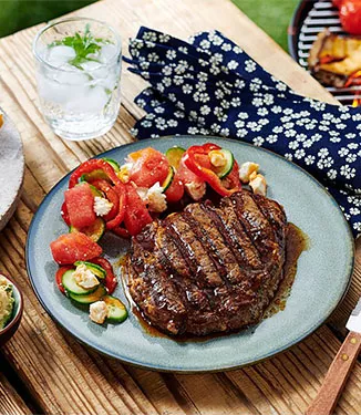 Grillowany antrykot w whisky
