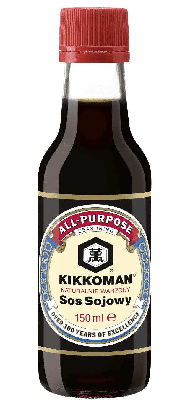 Naturalnie warzony sos sojowy Kikkoman 150 ml butelka Naturalnie warzony sos sojowy Kikkoman 150 ml butelka
