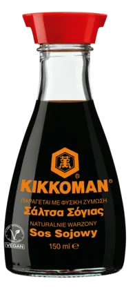 Naturalnie warzony sos sojowy Kikkoman 150 ml dyspenser Naturalnie warzony sos sojowy Kikkoman 150 ml dyspenser