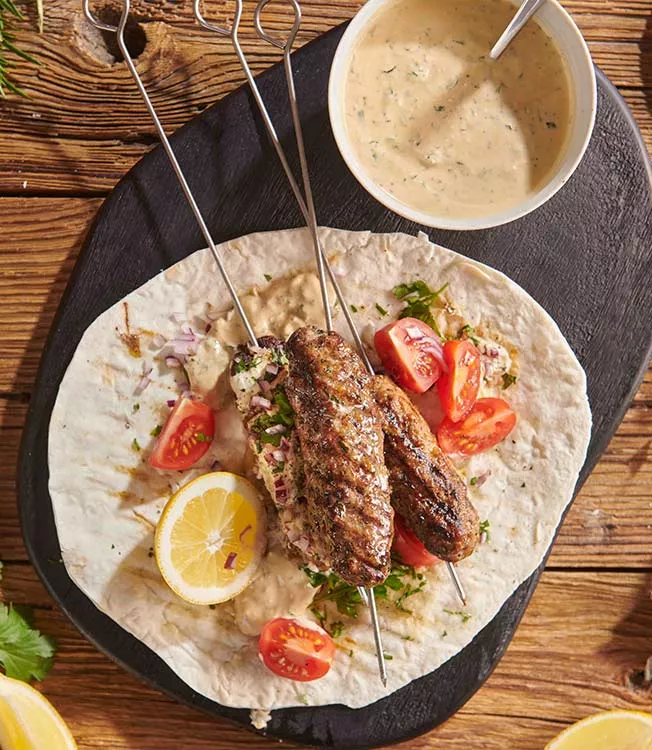 Kebab jagnięcy marynowany w sosie sojowym